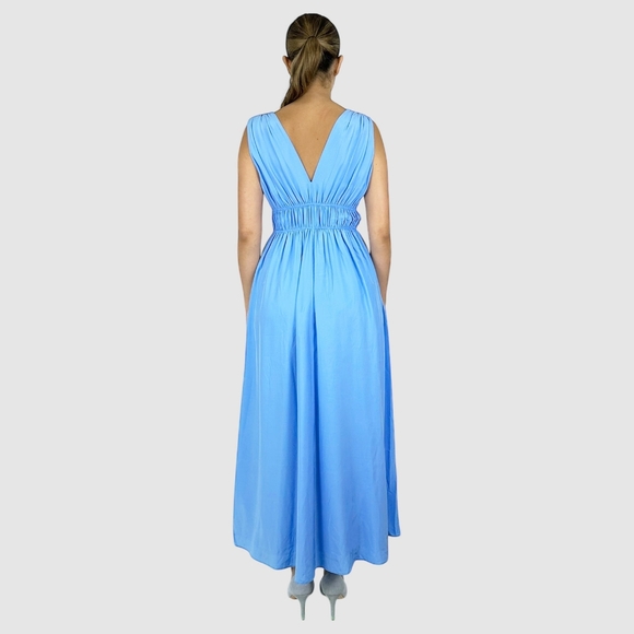 Cascade Silk Maxi Dress - Picture 3 of 6